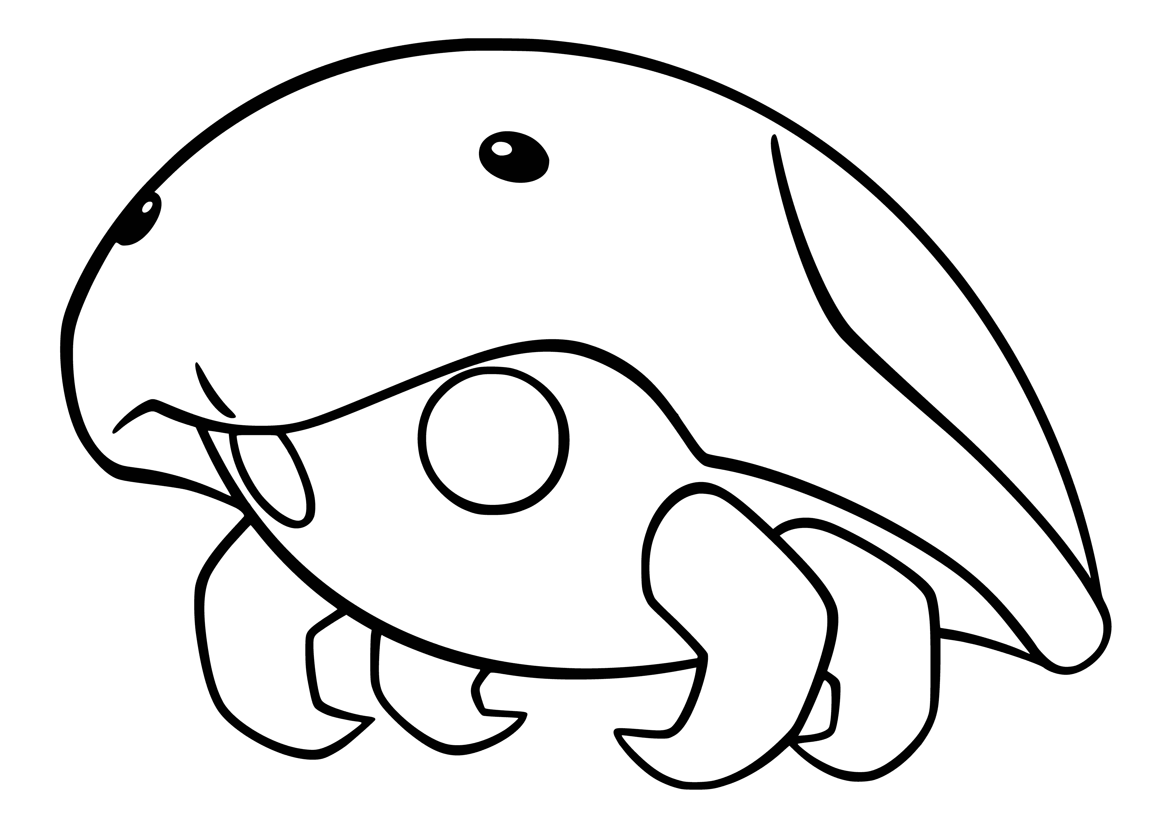 coloring page: Coloring Pokemon Kabuto