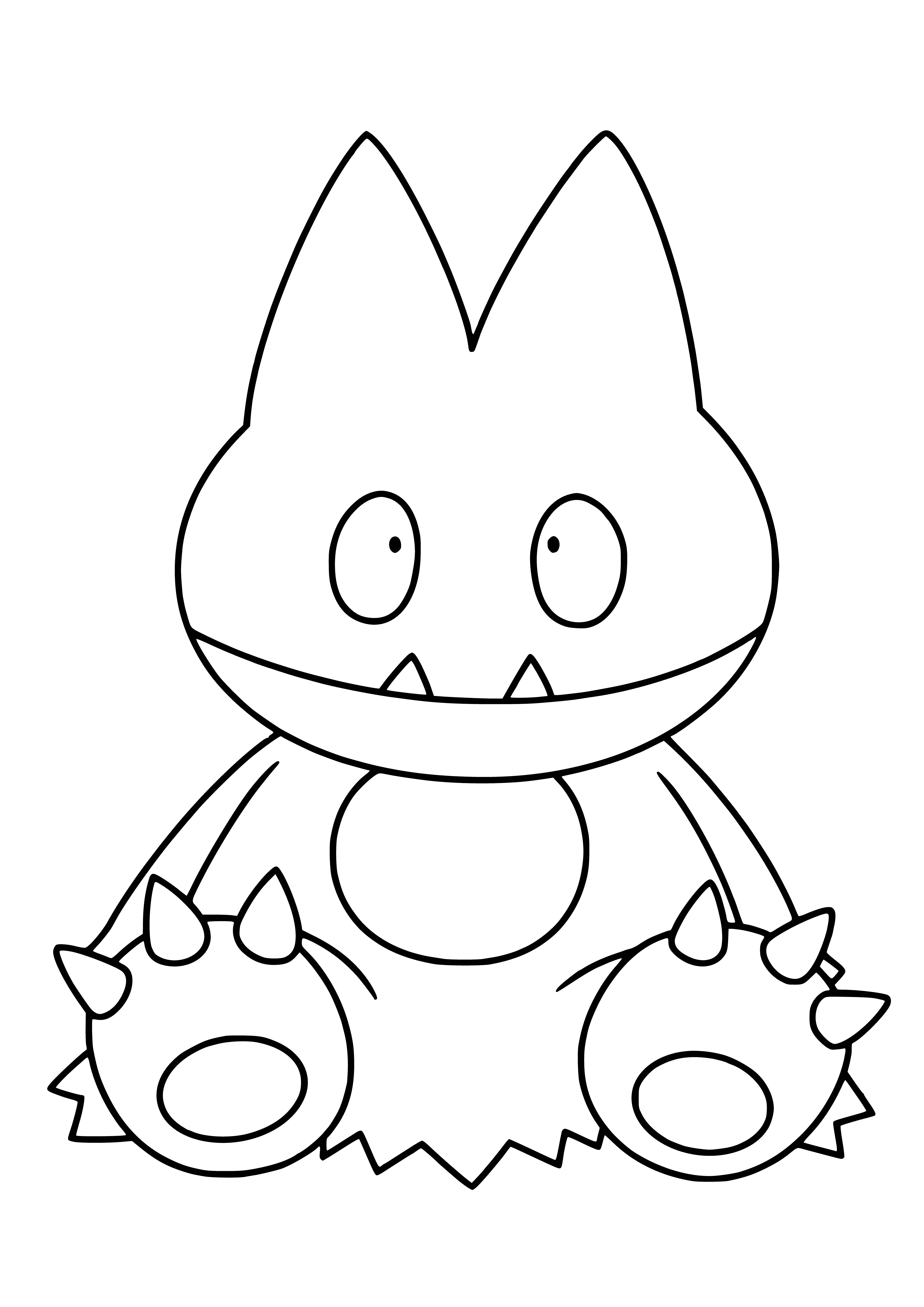 coloring page: Coloring Pokemon Manchlax