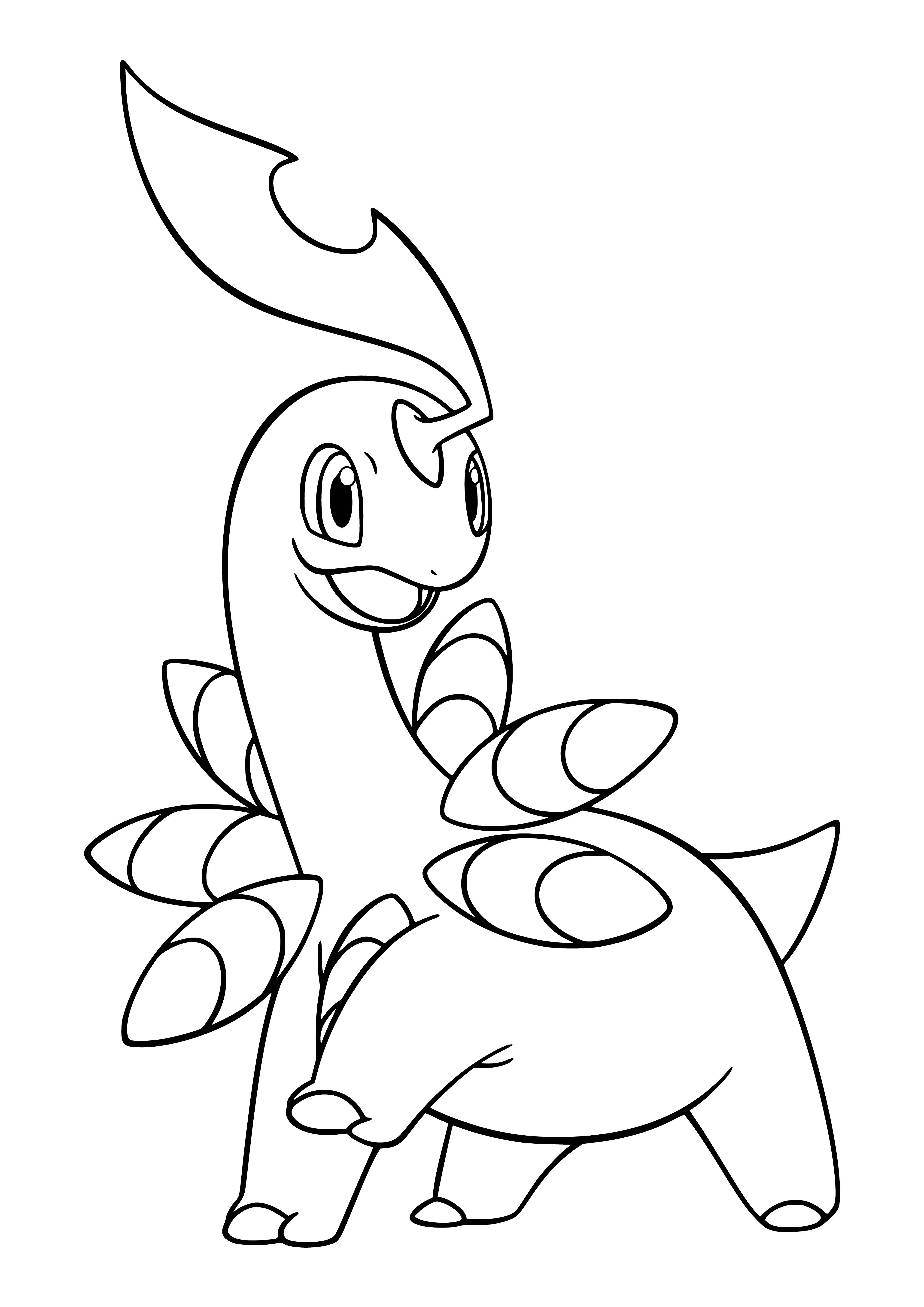 coloring page: Coloring Pokemon Bayleaf