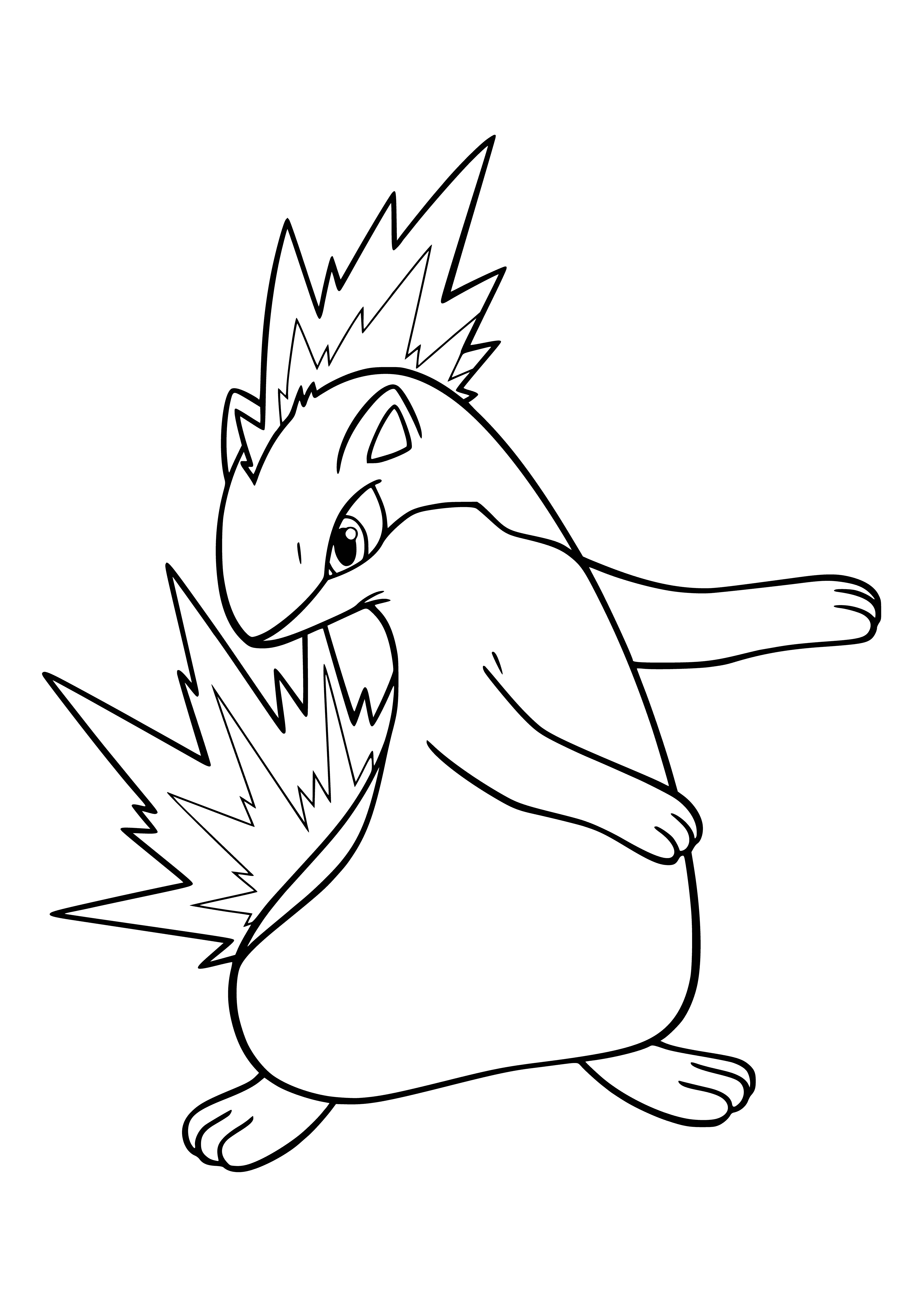 coloring page: Coloring Pokemon Quilava