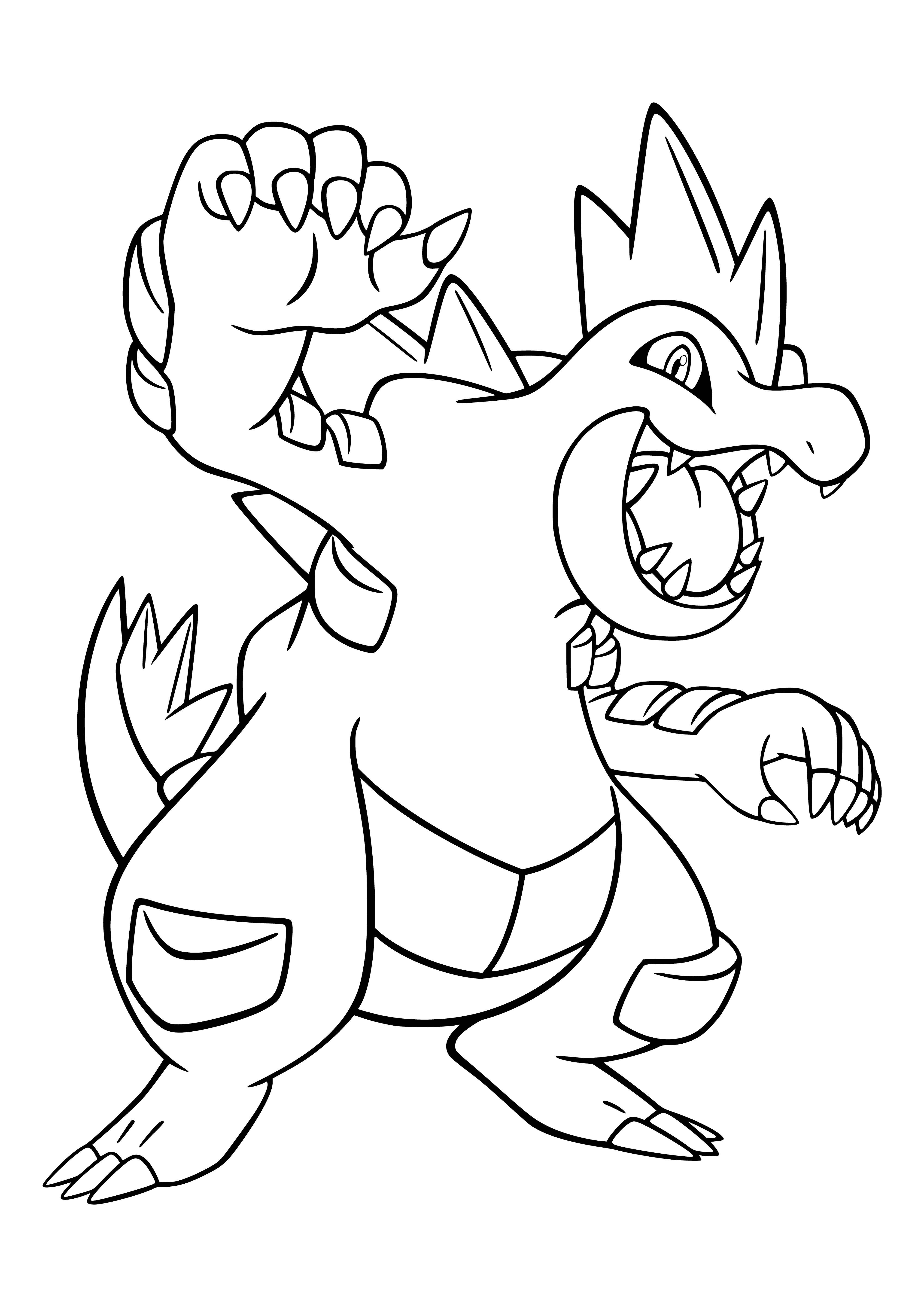 coloring page: Coloring Pokemon Feraligatre