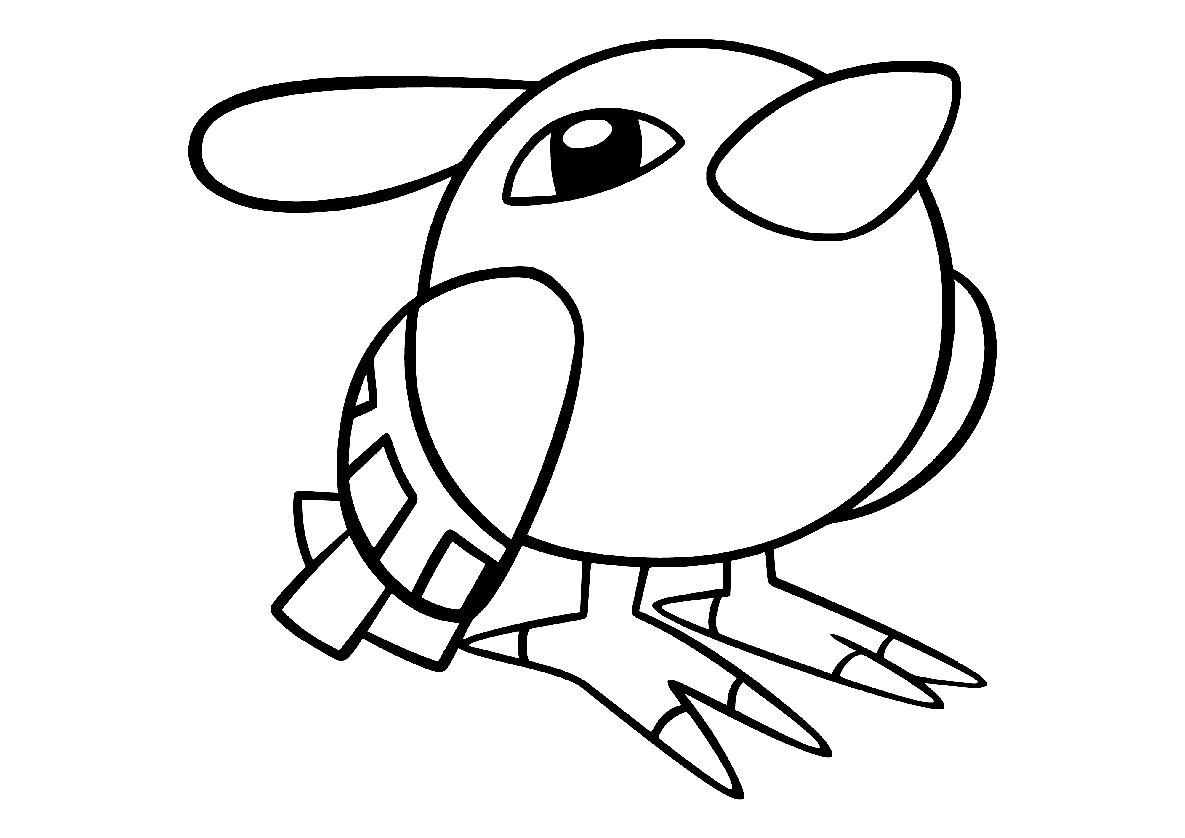 coloring page: Coloring Pokemon Natu