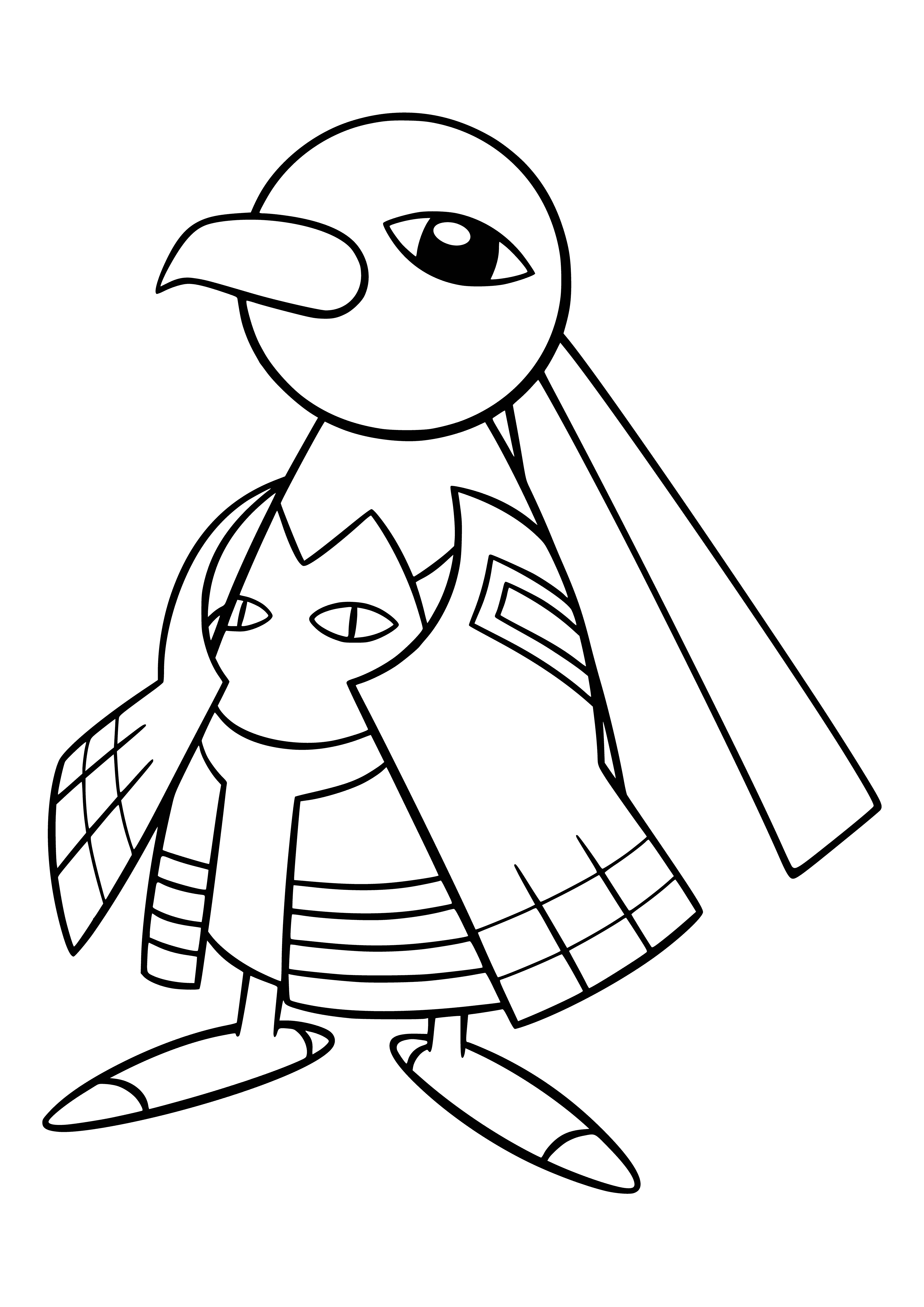 coloring page: Drawing by Pokemon Xatu for coloring