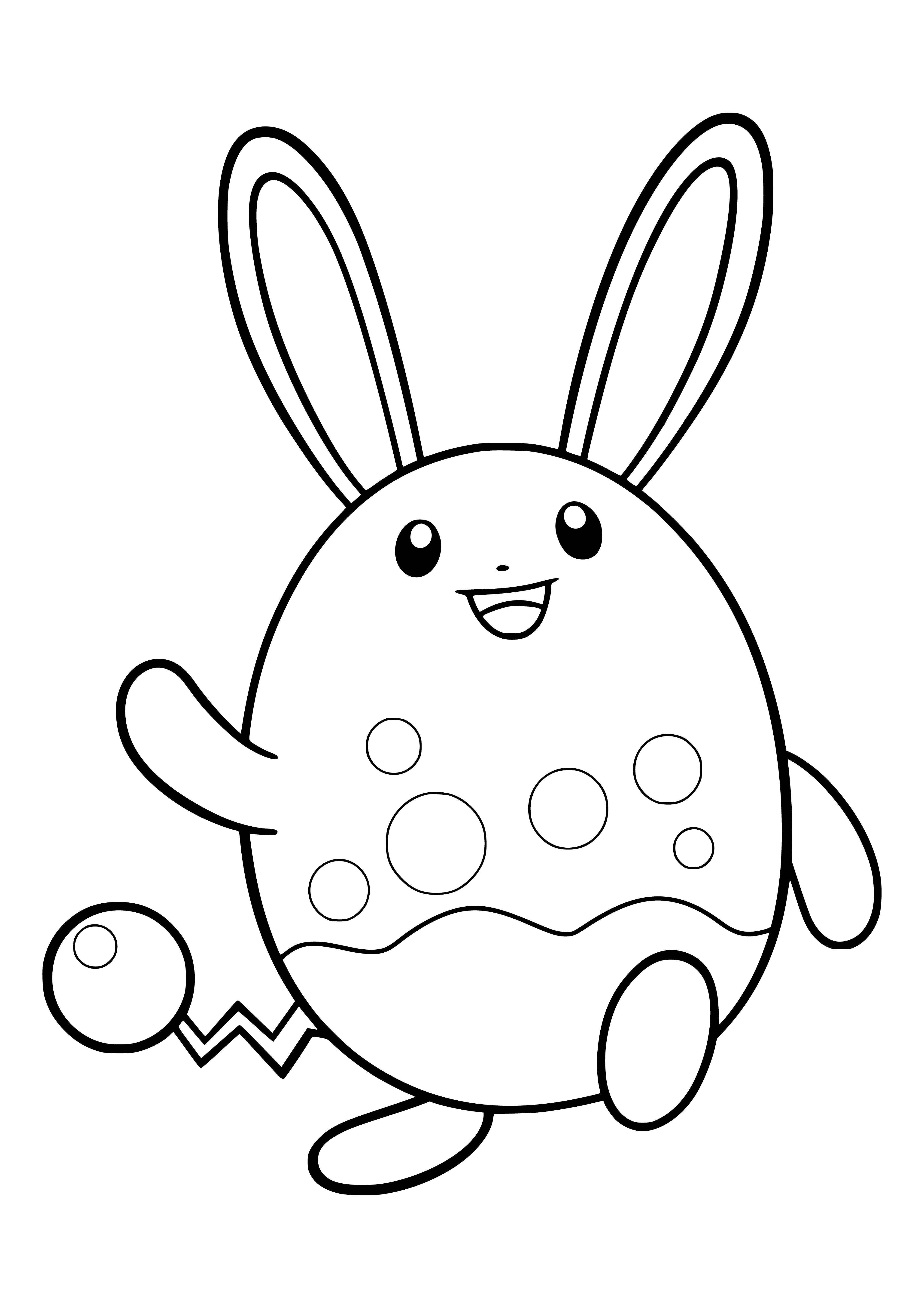 coloring page: Pokemon Azumarill for coloring