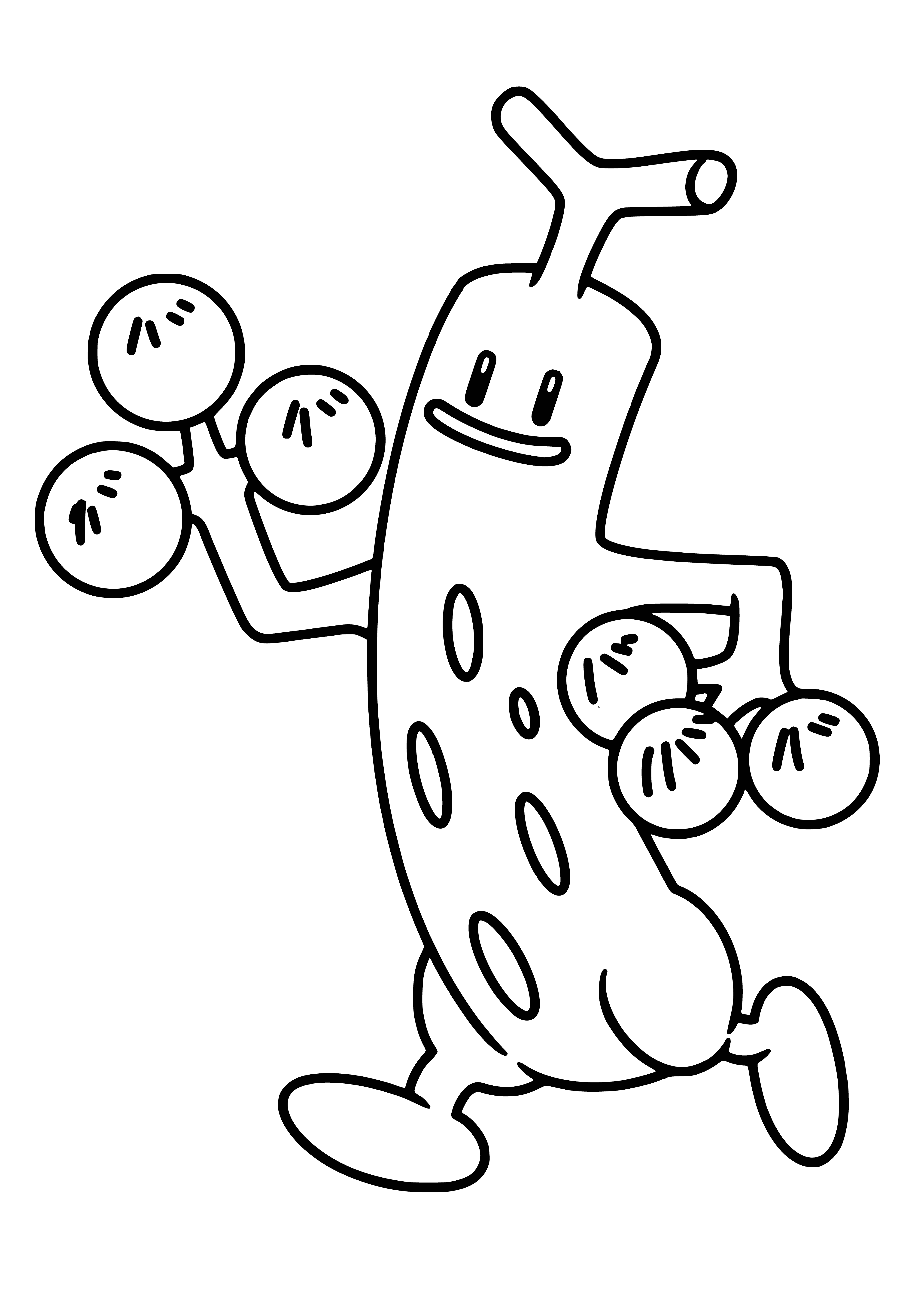 coloring page: Coloring Pokemon Sudovudo