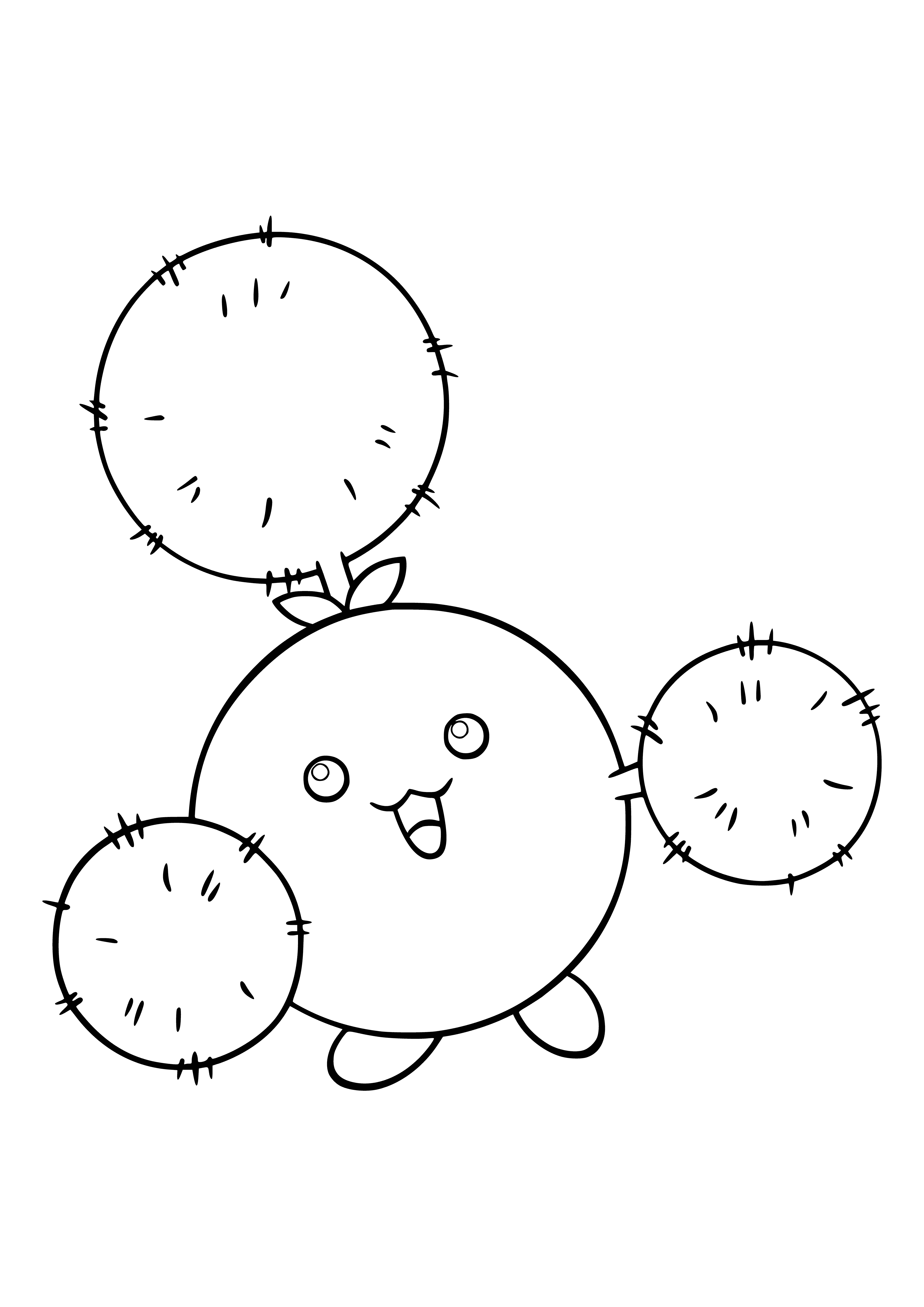 coloring page: Coloring Pokemon Jampluff