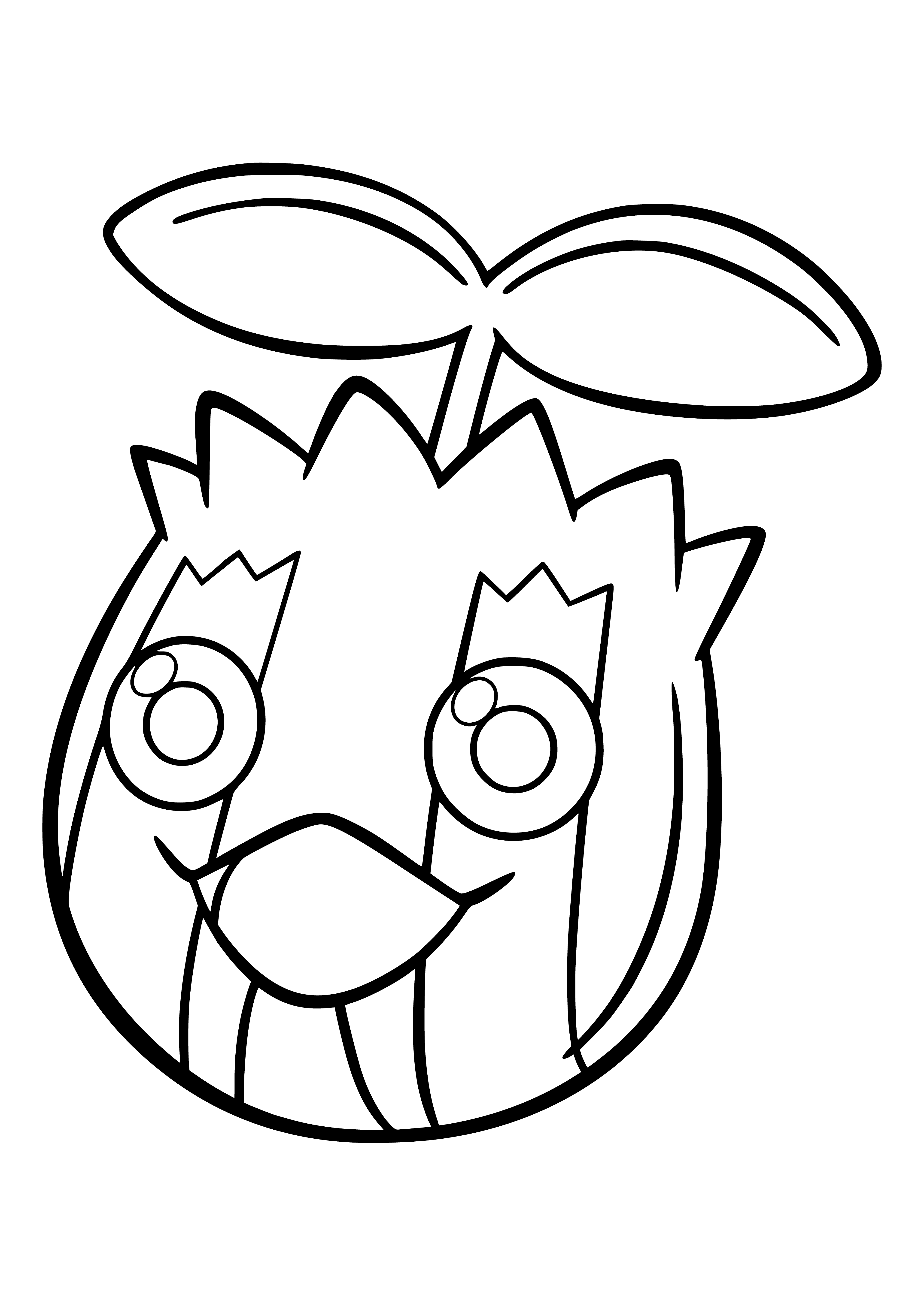 coloring page: Coloring Pokemon Sankern for children