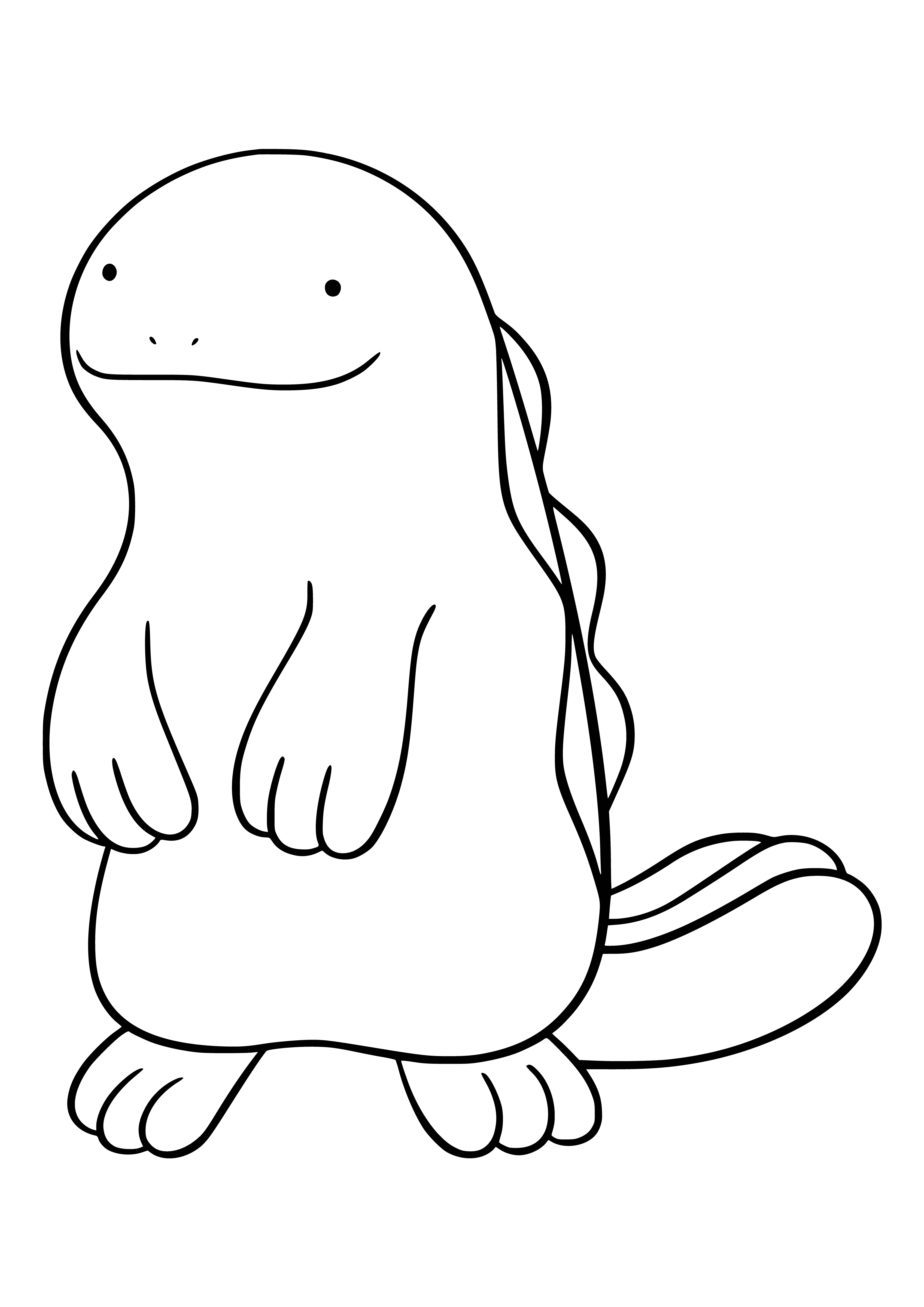 coloring page: Coloring Pokemon Quagsair