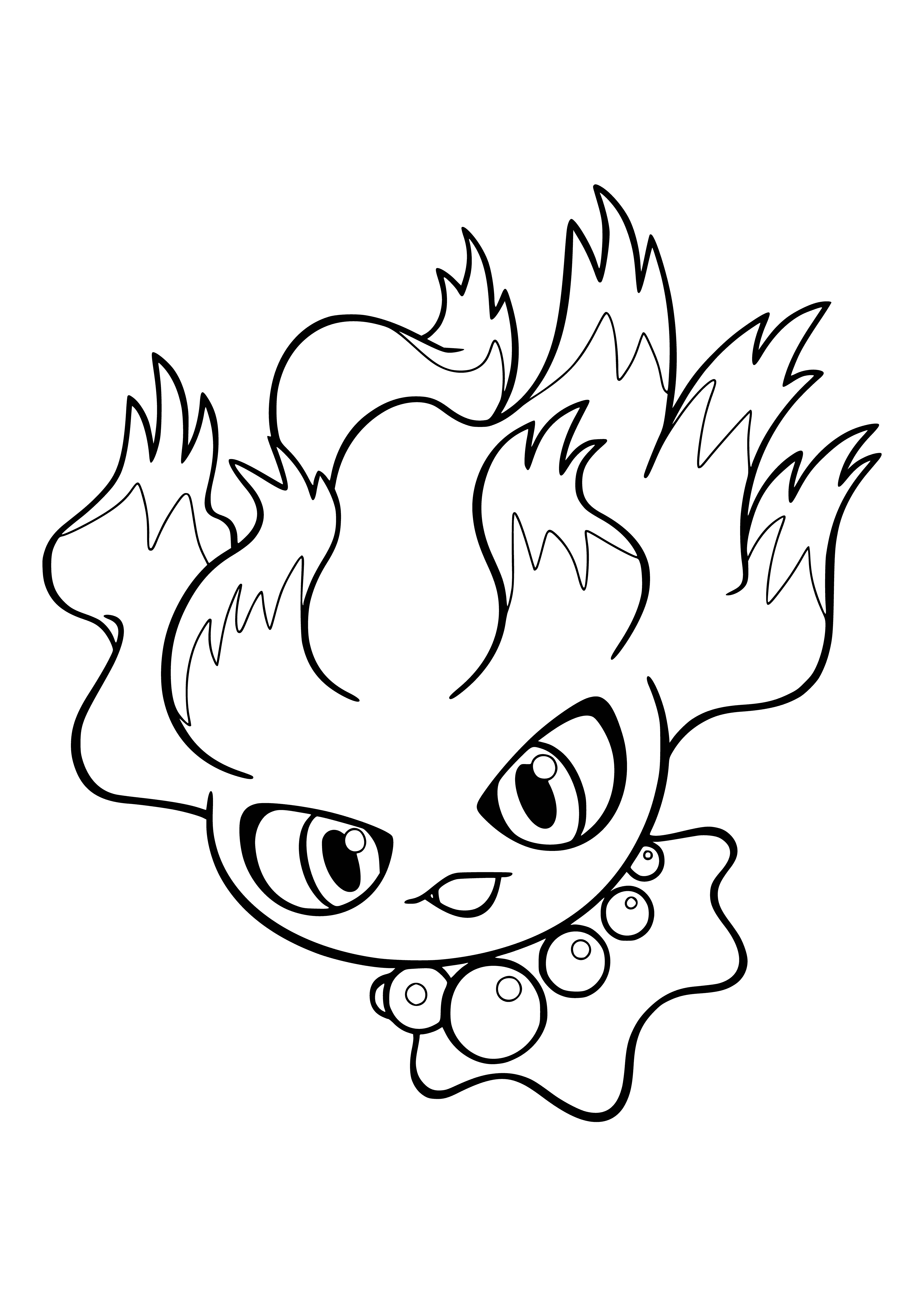 coloring page: Misdrivus - Pokémon for coloring