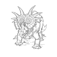 coloring page: Ceratops for coloring