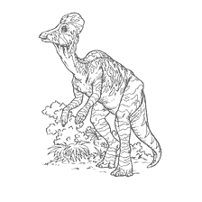 coloring page: Coloring Dinosaur Coritosaurus