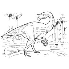 coloring page: Coloring Dinosaur Kirostenot Pergrasilis