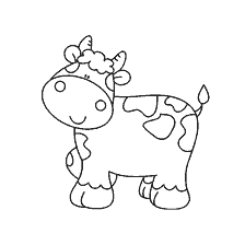 página para colorir: Desenho de bala para colorir, s&iacute;mbolo do ano Calf