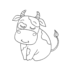 página para colorir: Colorir Bull - s&iacute;mbolo do ano