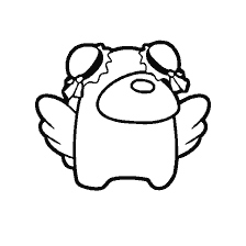 pagina da colorare: Carattere dal gioco Tra Come con ali e archi