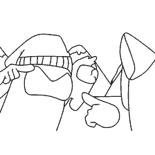 pagina da colorare: Colorare i personaggi di Tra As