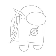 pagina da colorare: Colorazione del personaggio Tra Come con i fulmini su uno zaino