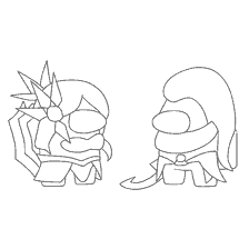 pagina da colorare: Personaggi di colorazione Tra As in armatura