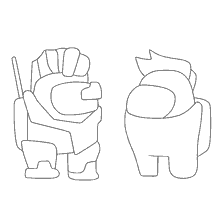 pagina da colorare: Colorare i personaggi del gioco Tra come