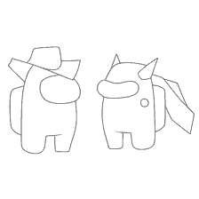 pagina da colorare: Personaggi di Tra come in colorazione