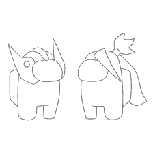 pagina da colorare: Personaggi di colorazione dal gioco Tra come