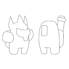 pagina da colorare: Colorare i caratteri da Tra As