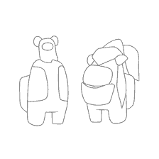 pagina da colorare: Personaggi da Tra Come nella forma di un libro colorante