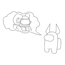 pagina da colorare: Colorazione tra Come con l'alieno e l'immagine nel cloud