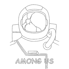 pagina da colorare: Colorazione tra Come con l'immagine dell'astronauta e il testo