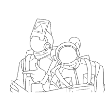 pagina da colorare: Colorare i caratteri da Tra As