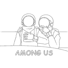 pagina da colorare: Disegno personaggi del gioco Tra