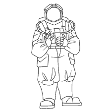 pagina da colorare: Colorazione del personaggio Tra come in un vestito