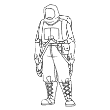 pagina da colorare: Il carattere Come nella pelle dell'astronauta per la colorazione