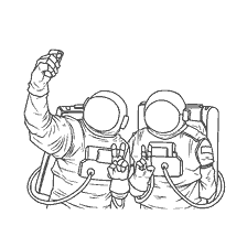 pagina da colorare: Colorazione tra Come per gli astronauti