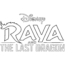 pagina da colorare: Colorare con l'iscrizione "Rayya and the Last Dragon"