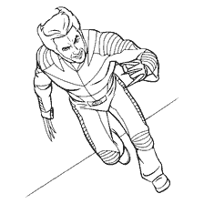 pagina da colorare: X-Men - Wolverine in colorazione