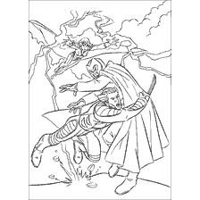 pagina da colorare: Colorazione con Wolverine e Magneto dalla X-Men