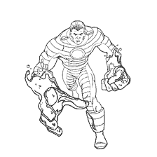 pagina da colorare: Sandman in un libro da colorare per bambini