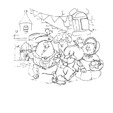 pagina da colorare: Colorazione basata sulla fiaba Gianni Rodari &ldquo;Le avventure di Cipollino&rdquo;