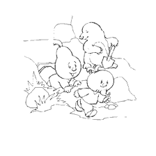 pagina da colorare: Attingendo dal libro colorante basato sulla fiaba di Gianni Rodari &ldquo;Le avventure di Cipollino&rdquo;