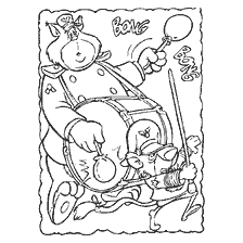 coloriage: Coloration de la Garde au défilé des Miracles à tour de rôle
