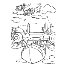 coloriage: Les miracles de coloration sur les tours: Les pirates nous rattrapent