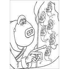 pagina da colorare: Toad da colorare e tadpole da Flee!