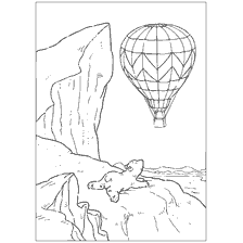 pagina da colorare: Orso bianco Lars sogna di un pallone