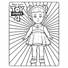 coloring page: The Gabby Gabby Doll from Toy Story 4