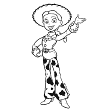coloring page: Jesse from Toy Story - Coloring Book