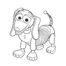 coloring page: Coloring dog Scoops from Toy Story