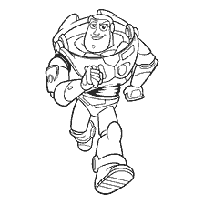 coloring page: Coloring by Astro Ranger Buzz Svetik from Toy Story