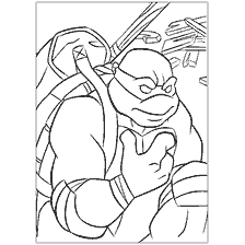 pagina da colorare: Tartarughe Ninja coloranti con Donatello