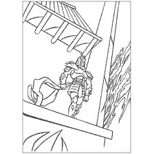 pagina da colorare: Schroeder's Coloring of Ninja Turtles